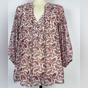 Floral Paisley Women's Top